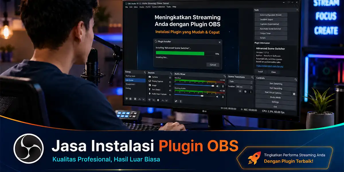 Jasa Instalasi & Setup OBS Studio